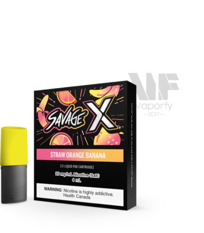 STLTH Savage X Pod Pack - Straw Orange Banana